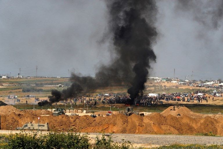 İsrail'e rağmen Gazze sınırında "ateş cuması" eylemi: 2 ö 21