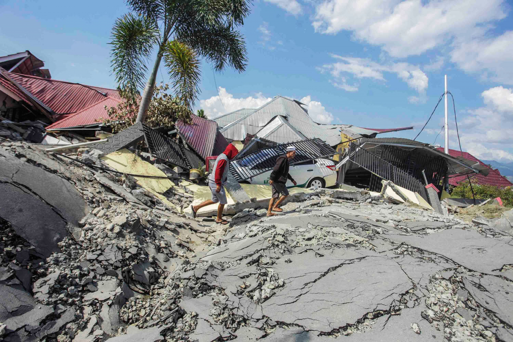 Endonezya'daki yıkıcı felaketten geriye kalanlar 14