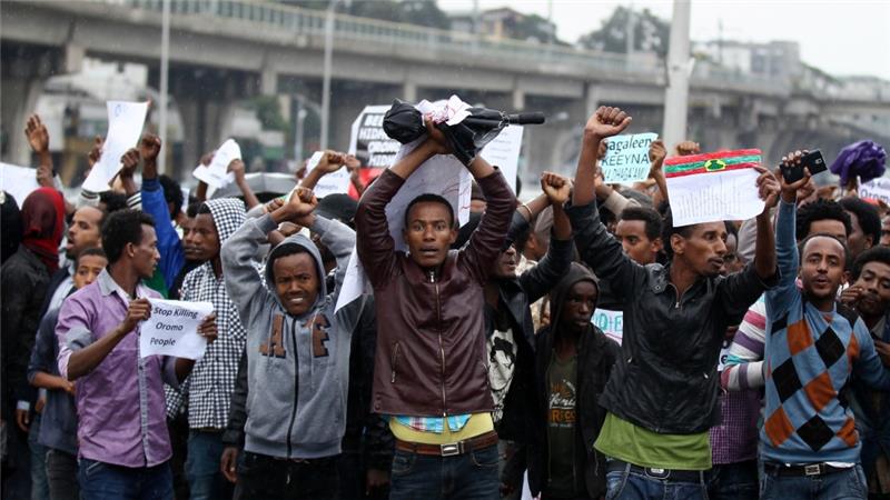 Etiyopya'daki Gösterilerde 100 Kişi Öldü
