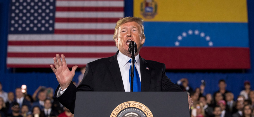 Trump: Venezuela'ya blokaj uygulayabiliriz