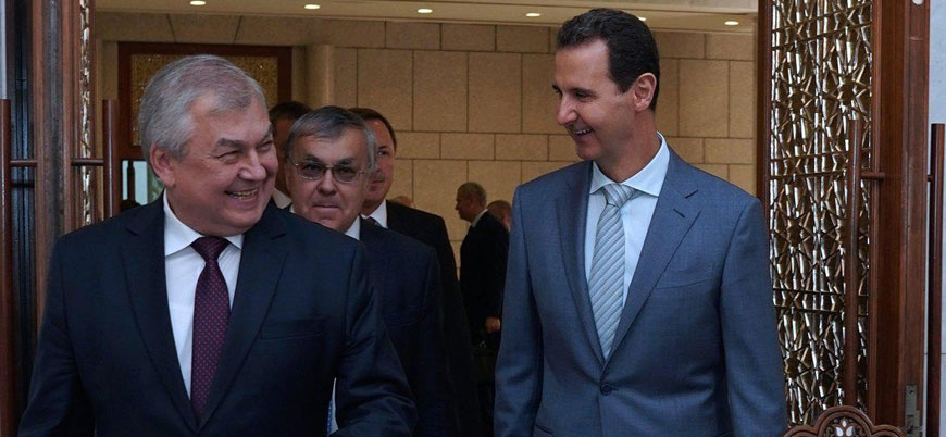 Rus heyeti Şam'da Esed ile Suriye'nin kuzeyini görüştü