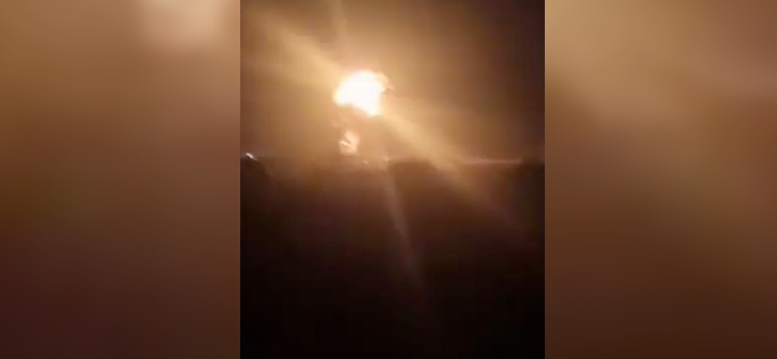 Kimliği belirsiz uçaklar Fırat Kalkanı bölgesini bombaladı