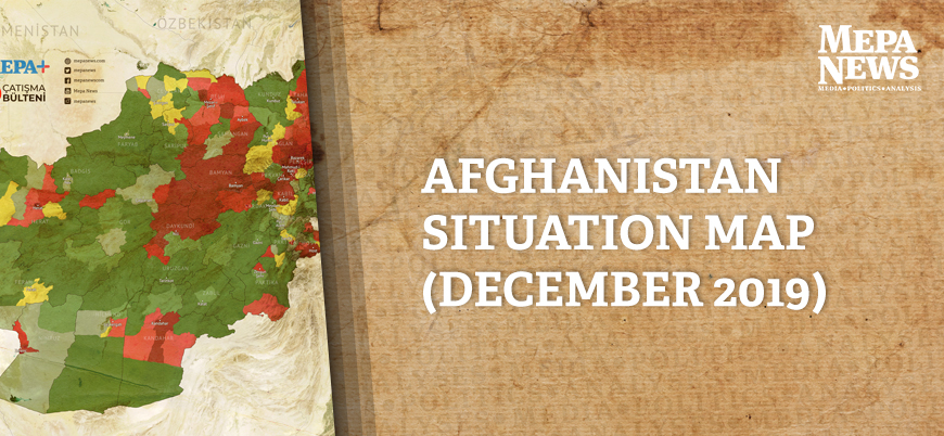 Afghanistan situation map (December 2019)
