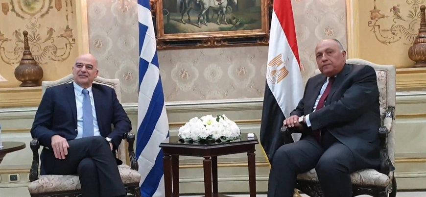 Yunanistan Dışişleri Bakanı, Hafter'in ardından Mısırlı mevkidaşı ile görüştü