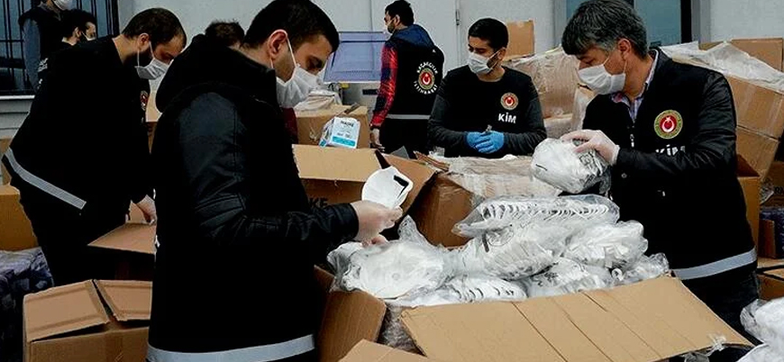 İstanbul'da 3.5 milyon lira değerinde 'kaçak maske' ele geçirildi