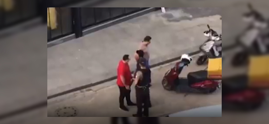Kadıköy'de kuryeyi tartaklayan polis görevden uzaklaştırıldı