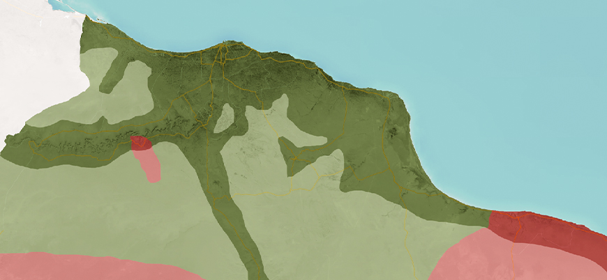 Latest situation map in Western Libya