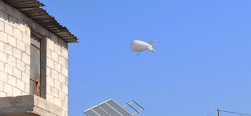 Türkiye'nin gözetleme balonu 'Karagöz' İdlib semalarında