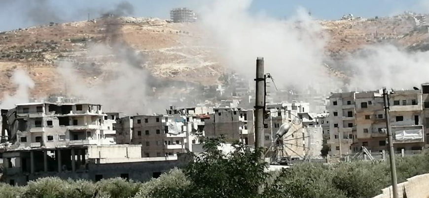 İdlib'e yönelik bombardıman devam ediyor