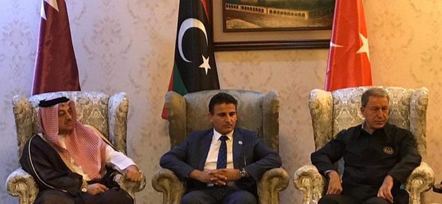 Türkiye ve Katar savunma bakanları Libya'da