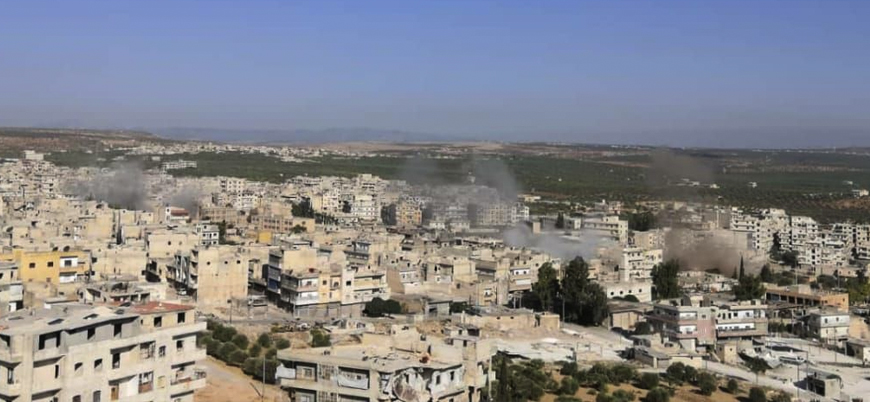 Rusya ve Esed rejimi İdlib'de sivil yerleşimleri bombalıyor