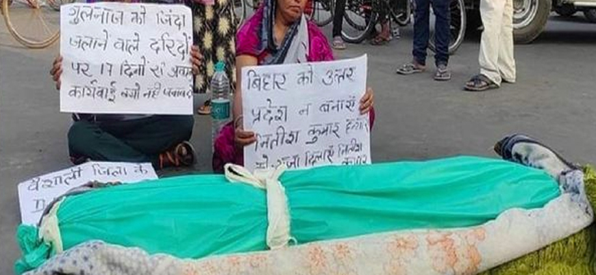 Hindu erkekle evlenmeyi reddeden Müslüman kadın yakılarak öldürüldü