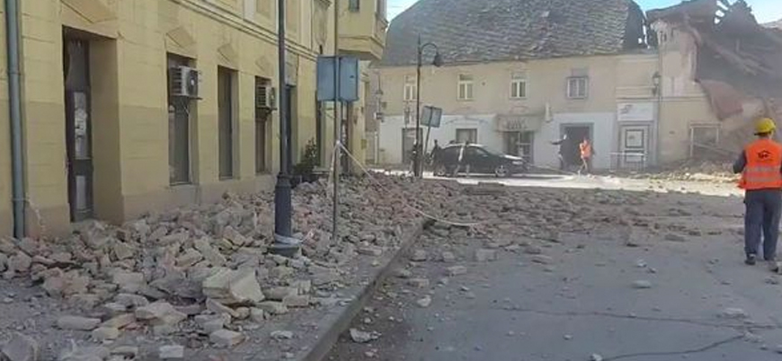Hırvatistan'da 6.4 büyüklüğünde deprem
