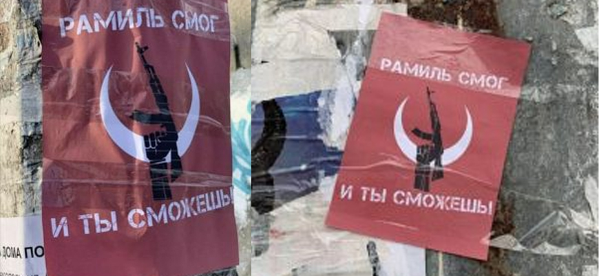 Kırım'da "Rusya'ya karşı silahlı mücadele" posterleri gerilime yol açtı