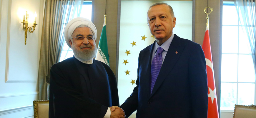 Cumhurbaşkanı Erdoğan İranlı mevkidaşı Ruhani ile görüştü