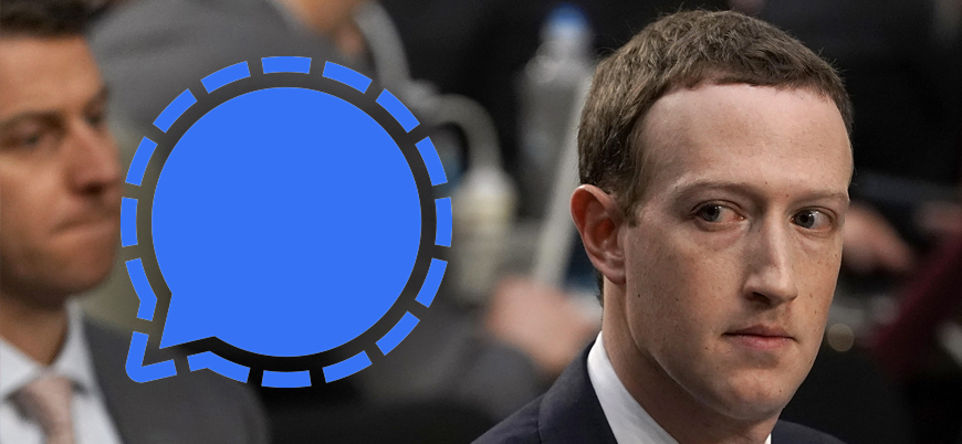 'Facebook'un sahibi Mark Zuckerberg Signal kullanıyor'