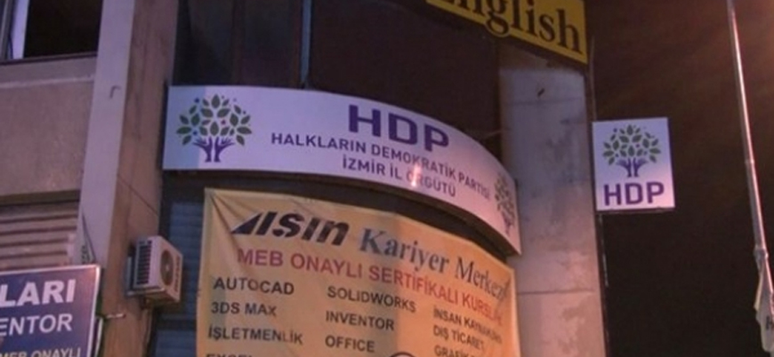 İzmir'de HDP binasına silahlı saldırı: 1 ölü