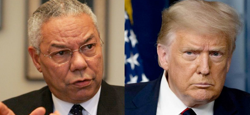 Trump: Yalancı basın Powell'a ölümünden sonra çok iyi davrandı
