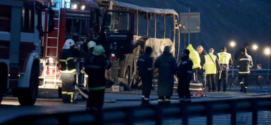 İstanbul'dan Üsküp'e giden yolcu otobüsü alev aldı: 46 ölü