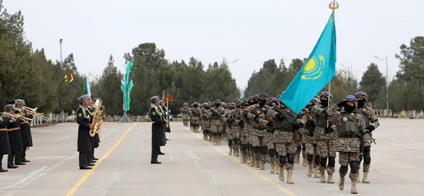 Afganistan sınırında Kazakistan ve Özbekistan'dan ortak askeri tatbikat