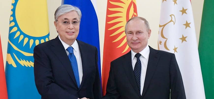 Putin Kazakistan Cumhurbaşkanı Tokayev ile görüştü