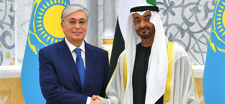 BAE Veliaht Prensi Bin Zayed ile Kazakistan Cumhurbaşkanı Tokayev görüştü