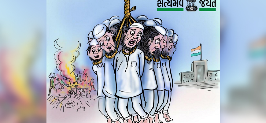 Hindistan'da iktidar partisi BJP'den Müslümanları hedef alan karikatür