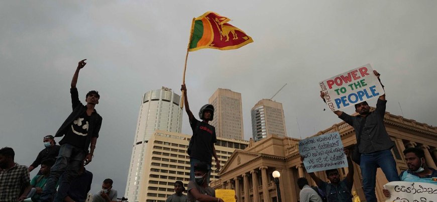 Sri Lanka'da halkın protestoları sürüyor