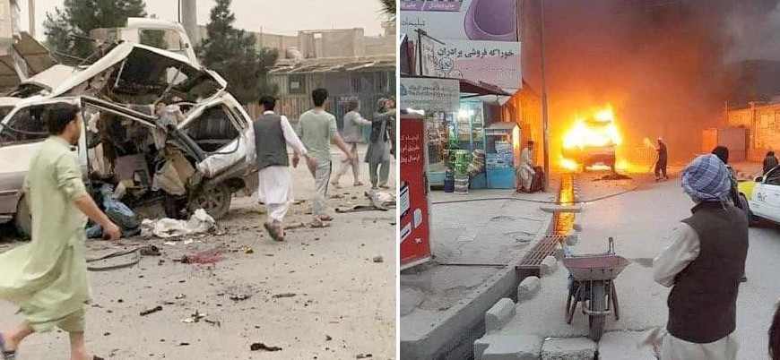Afganistan'da IŞİD sivilleri taşıyan minibüsleri hedef aldı: 18 ölü