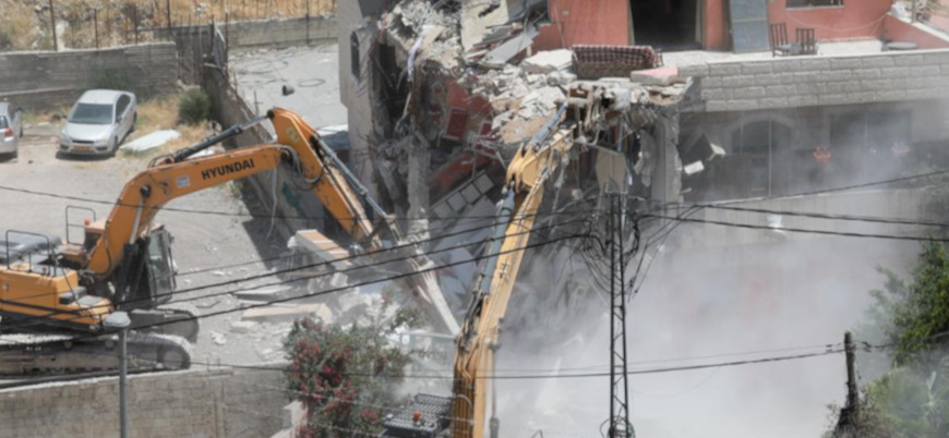 İsrail işgali genişliyor: Filistinlilere ait 8 ev daha yıkıldı