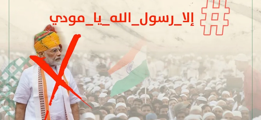 Hindistan yönetiminin Hz. Muhammed'e hakaretleri Arap dünyasında öfkeyi artırıyor
