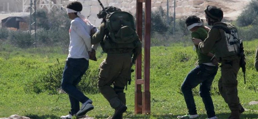 İsrail işgal altındaki Batı Şeria'da 3'ü çocuk 15 Filistinliyi gözaltına aldı