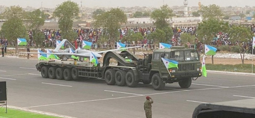 Cibuti ordusu envanterindeki Bayraktar TB2'leri sergiledi