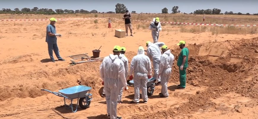 Libya'da 100 toplu mezar bulundu