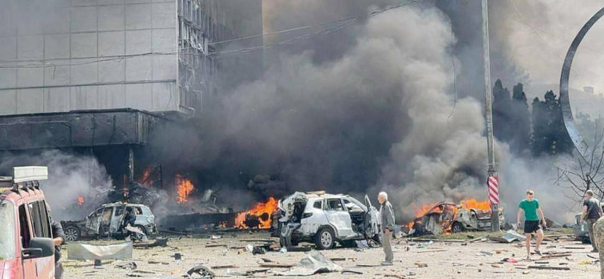 Rusya, Kiev yakınlarındaki kenti bombaladı