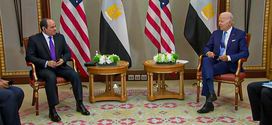 Biden ile Sisi arasında ikili görüşme