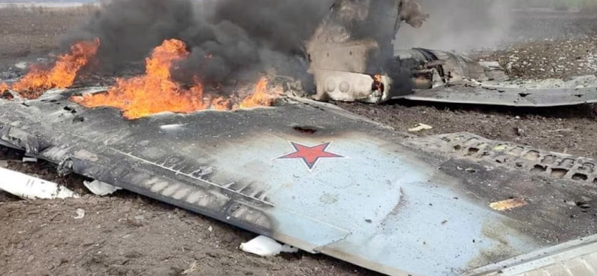 Rusya Ukrayna'da kendi savaş uçağını düşürdü