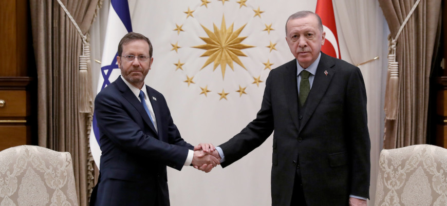 Cumhurbaşkanı Erdoğan, İsrail Cumhubaşkanı Herzog ile görüştü