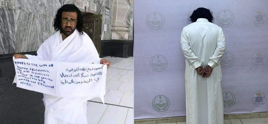 Kraliçe Elizabeth için umre yapan kişi gözaltına alındı