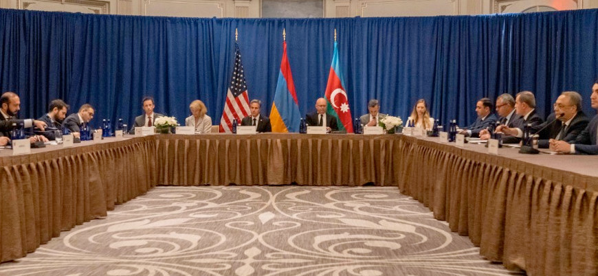 Azerbaycan ve Ermenistan dışişleri bakanları ABD öncülüğünde bir araya geldi