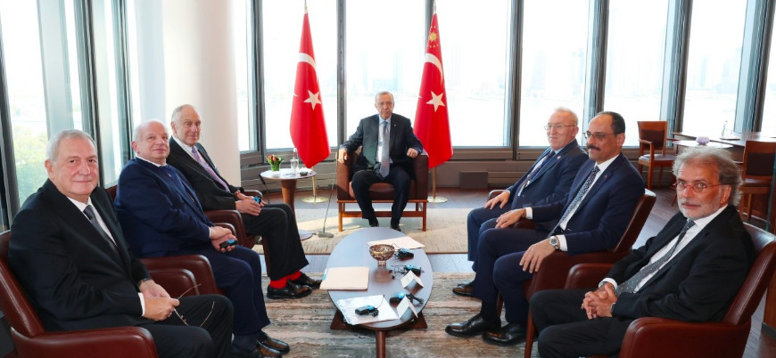 Erdoğan, Dünya Yahudi Kongresi Başkanı ile görüştü