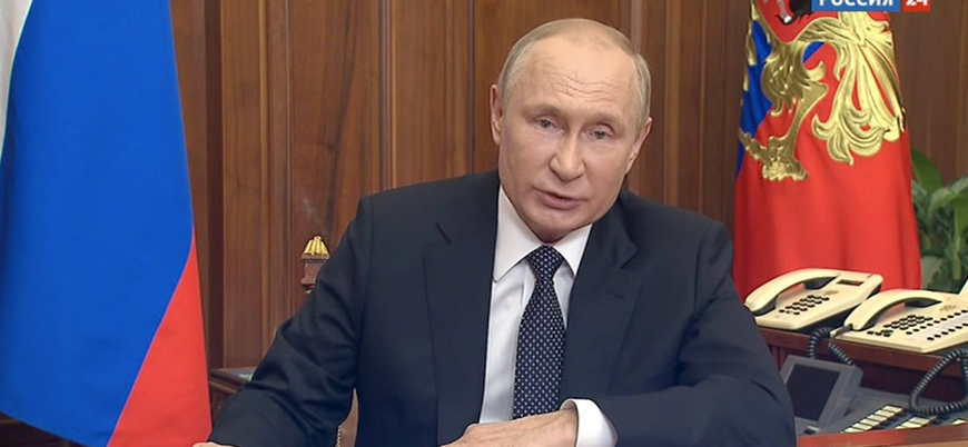 Seferberlik ilan eden Putin Batı'yı nükleer silahla tehdit etti
