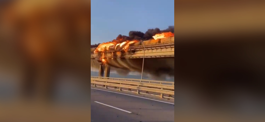 Ukrayna'dan Rusya'yı Kırım'a bağlayan köprüdeki patlamayla ilgili açıklama