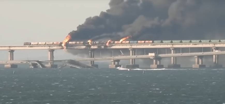 Rusya Kerç Köprüsü patlamasıyla 'ilişkili' 8 kişiyi gözaltına aldı