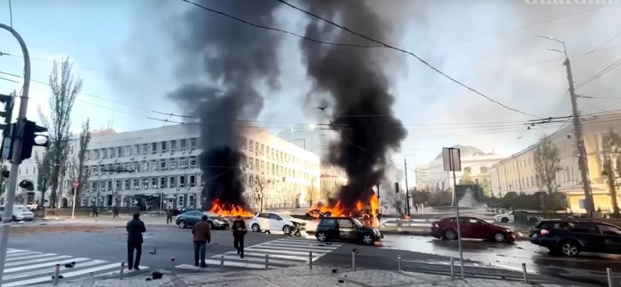 Rusya Kiev'i İran yapımı kamikaze İHA'larla vurdu