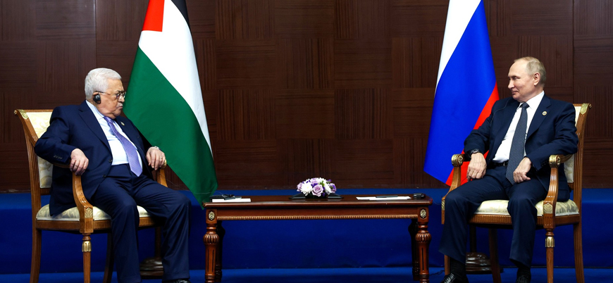 Mahmud Abbas Rus lider Putin ile görüştü
