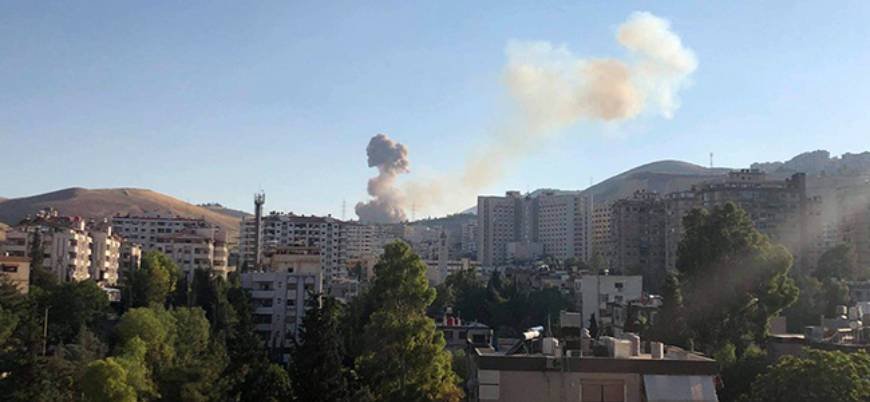 İsrail gün ortasında Suriye'nin başkenti Şam'ı vurdu