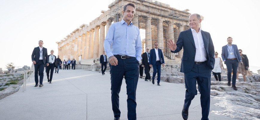 Almanya Başbakanı Scholz, Türkiye'ye karşı Yunanistan'ı savundu