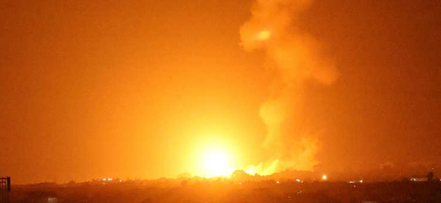 İsrail savaş uçakları Gazze Şeridini bombaladı
