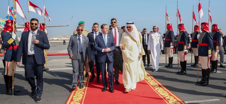 İlk kez bir İsrail Cumhurbaşkanı Bahreyn'i ziyaret etti